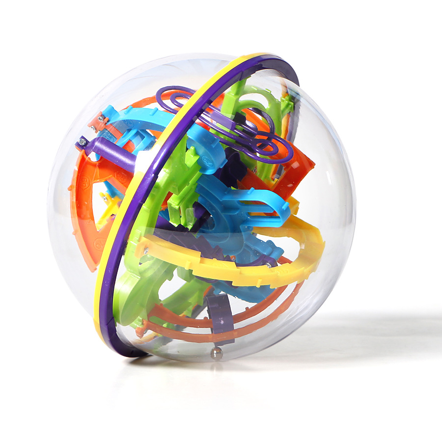 爱可优3d魔幻智力球 开发智力亲子互动儿童玩具迷宫球158关幻智球