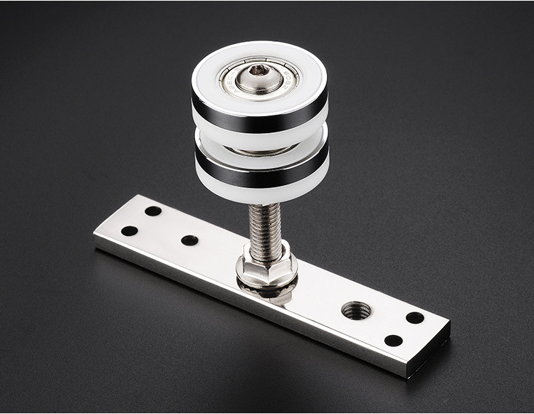 折叠门万向吊轮滑轮活动墙门包房隔断收纳移门旋转折叠门五金配件