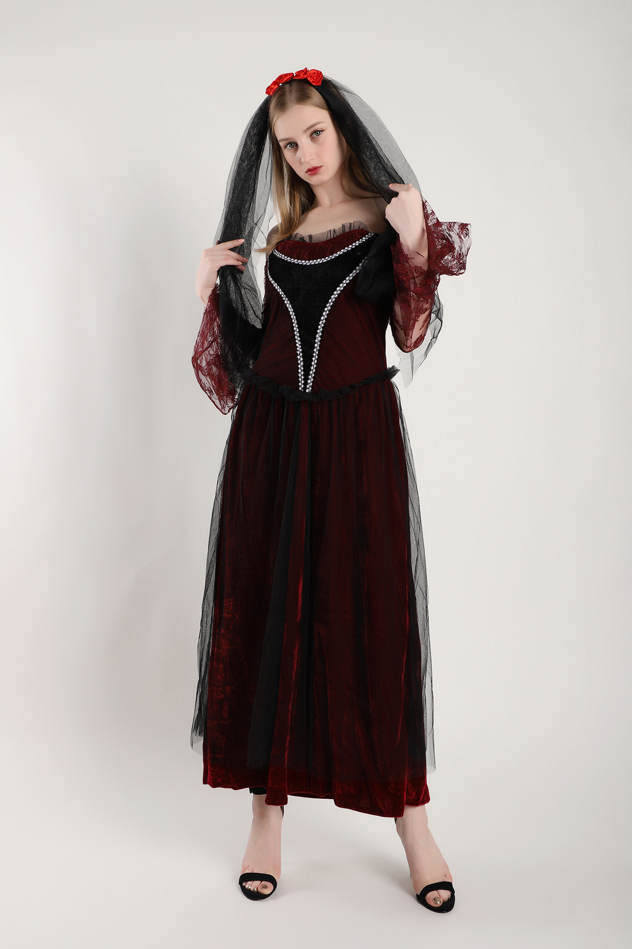 万圣节 吸血鬼恶魔服装 鬼新娘女巫婆化装舞会派对服表演服批发