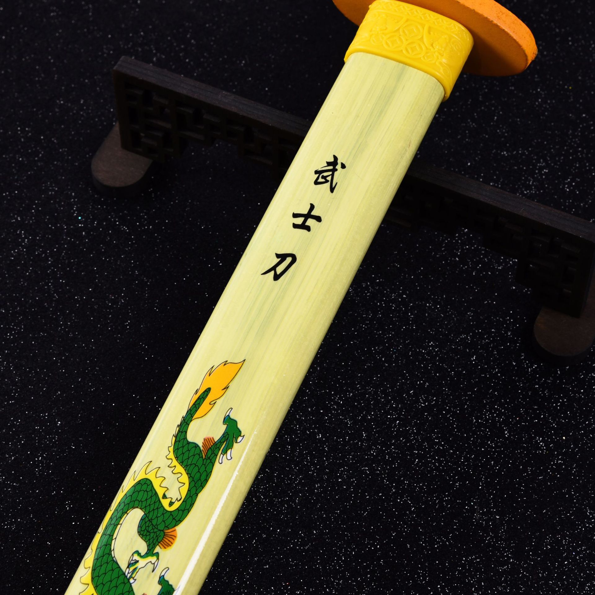 厂家直销竹木兵器天然竹制 武士刀玩具刀剑 竹制兵器模型武术道