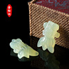 natural jade Goldfish Pendant Xiuyu Pendant Small fish Pendant DIY parts Jade Pendant wholesale jade