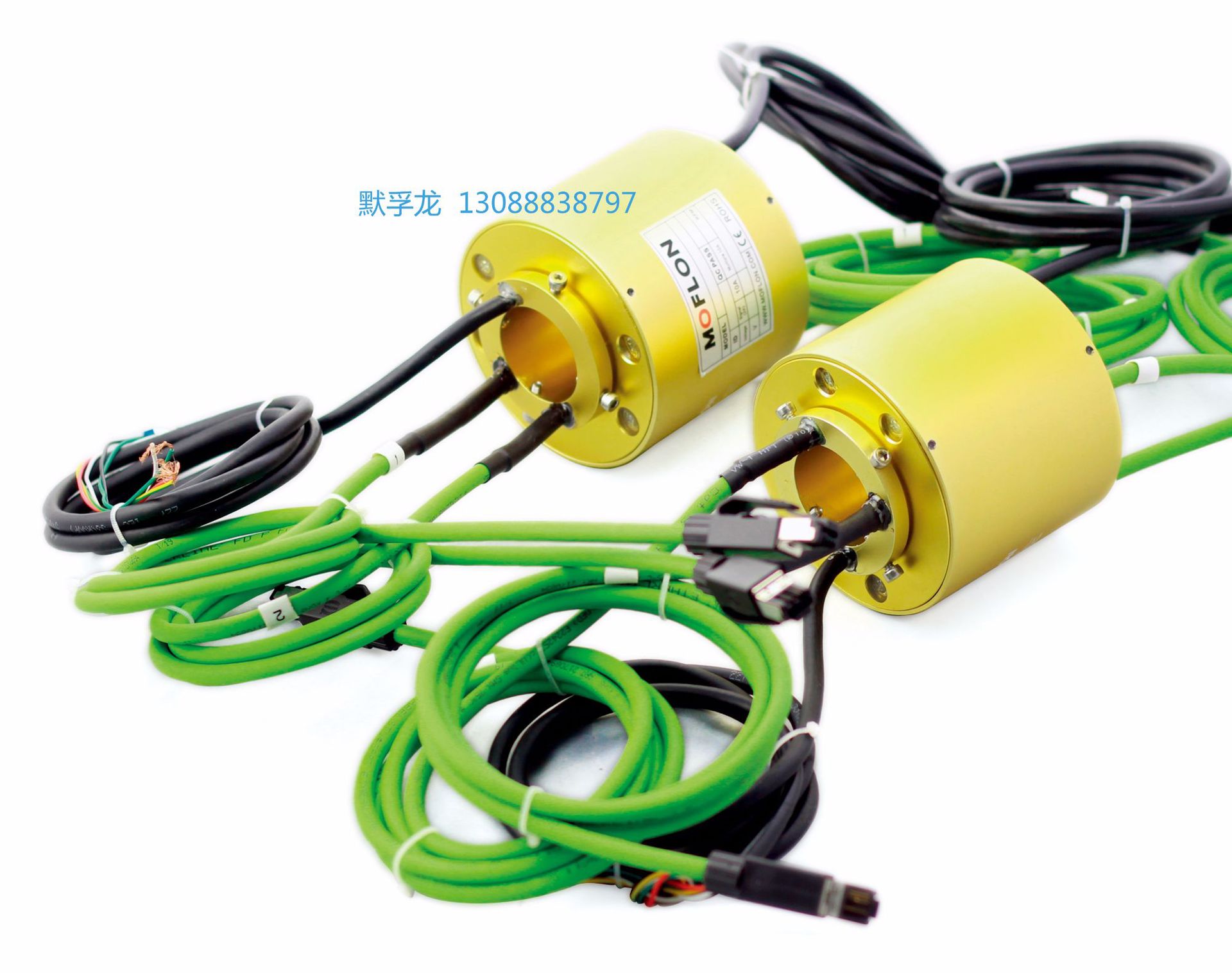 伺服编码器滑环,法兰式旋转接头 外径85mm 实心滑环 ,可定制