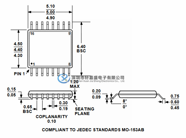 adm202earuz 驱动器/接收器 5.5v tssop-16 ad