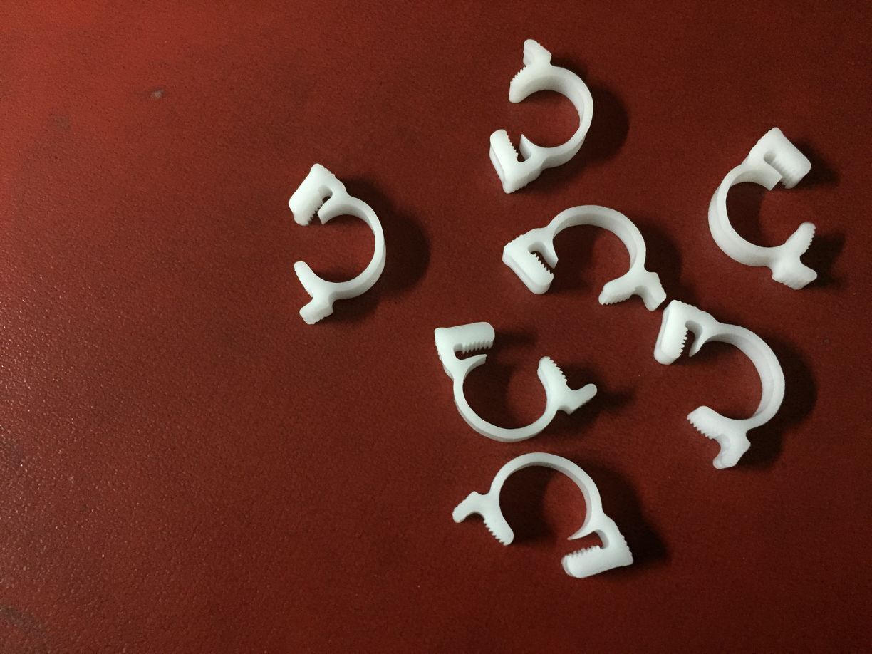 强力a级尼龙塑料喉箍卡箍白色带齿软管卡环卡夹Φ660Φ690mm