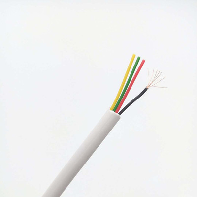 四芯电话线_厂家直销 多股28awg4芯扁平电话线 rj11四芯室内电话线