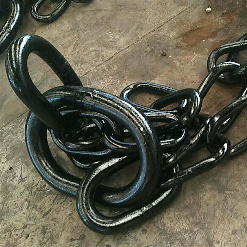 供应16x48矿用起重链条铁链子吊索具吊桥锁链g80链条