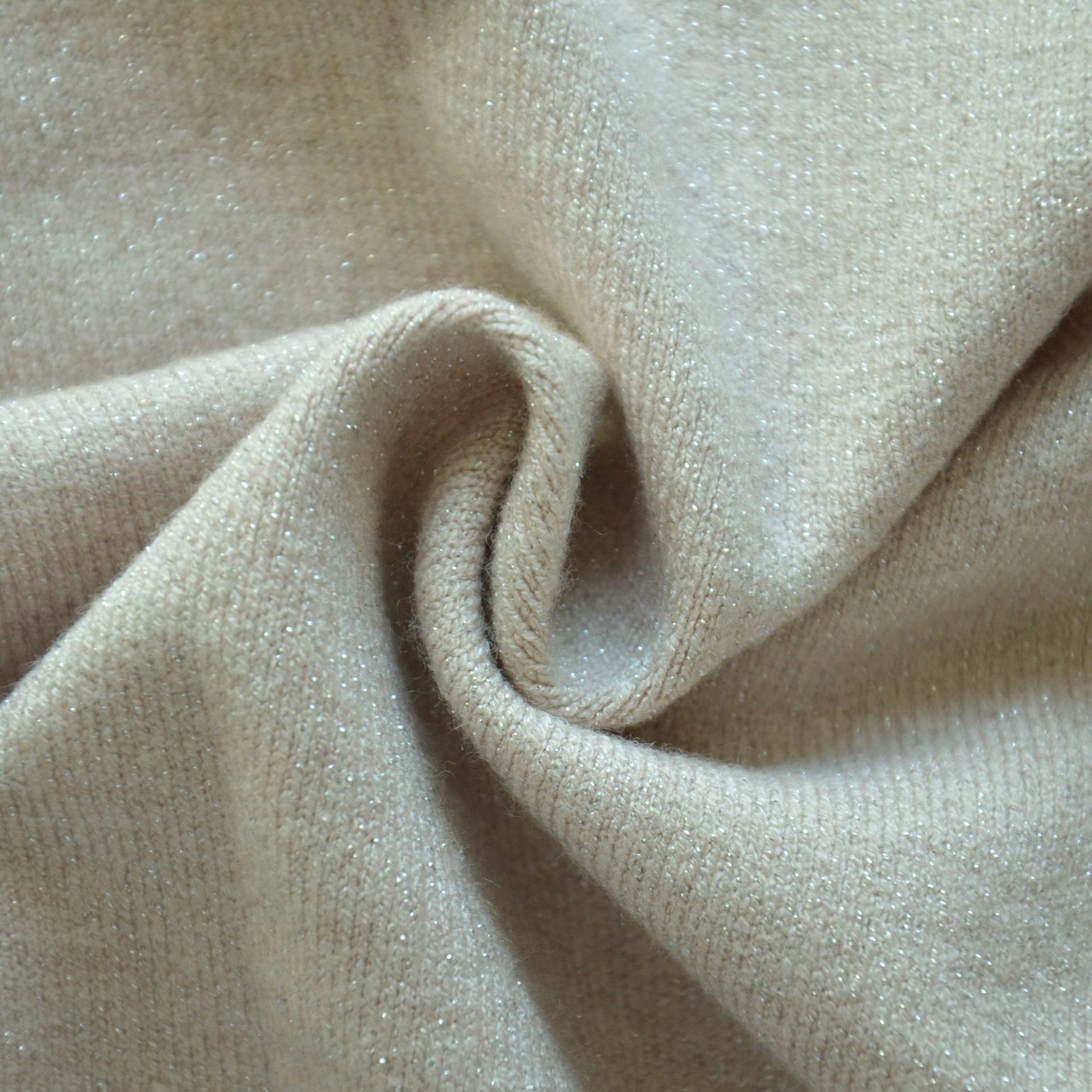 新款罗纹针织面料70s有机棉双股1*1罗纹布 纯棉弹力罗纹针织面料