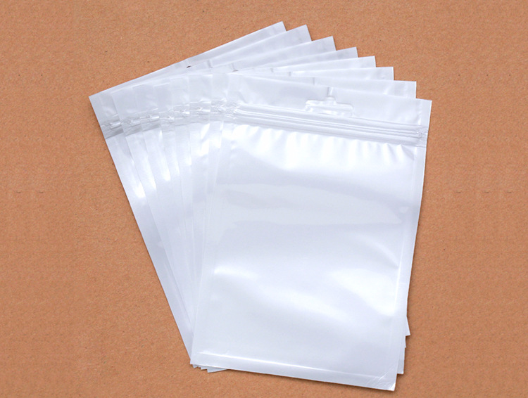 珠光膜阴阳骨袋半透明塑料袋 珍珠自封袋 手机壳包装袋