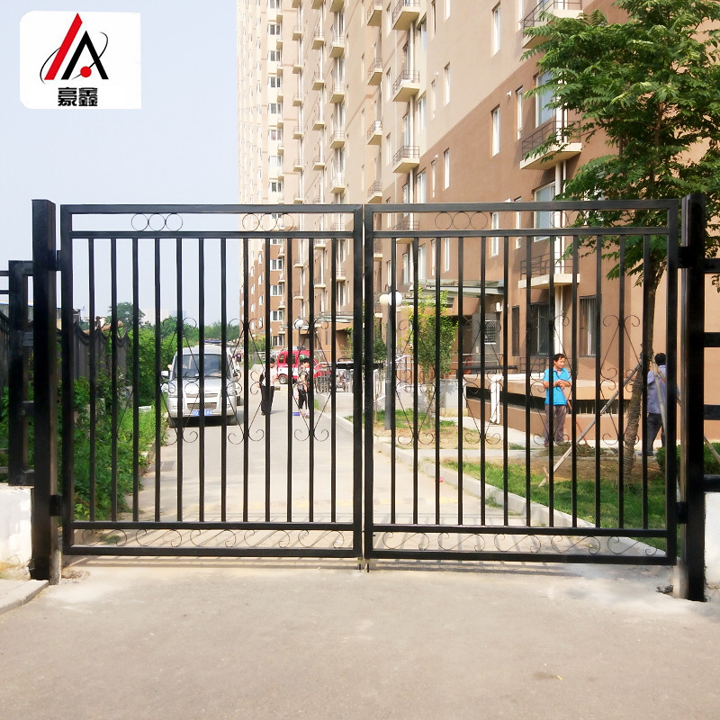 厂家定制铁艺大门庭院门小区工厂大门别墅大门安全防盗门