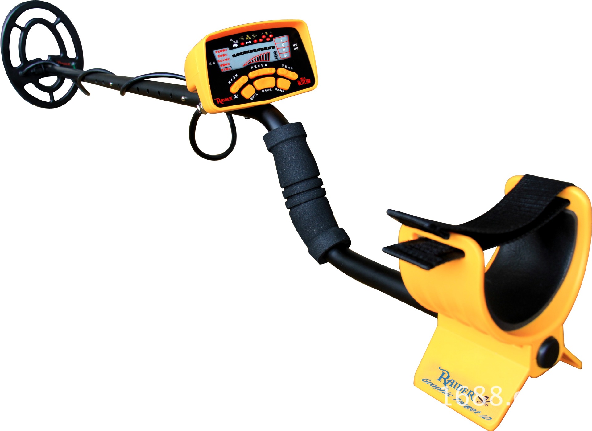 金属探测器地下探宝高精度液晶显示考古可视黄金寻宝仪探测器8米