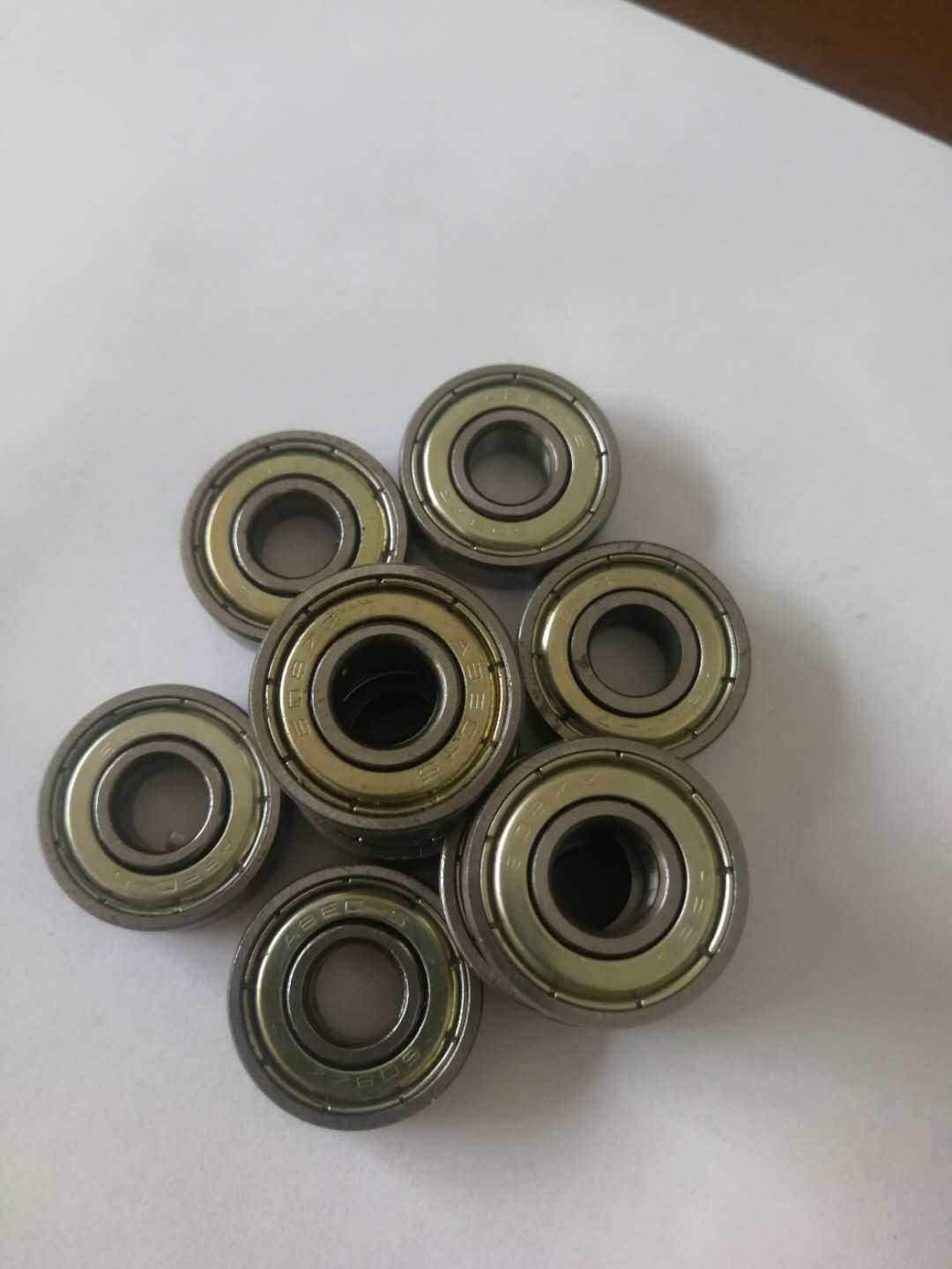 轴承-608碳钢轴承 溜冰鞋轴承 滑板车轴承 轮滑鞋608zz 滑轮轴承配件-