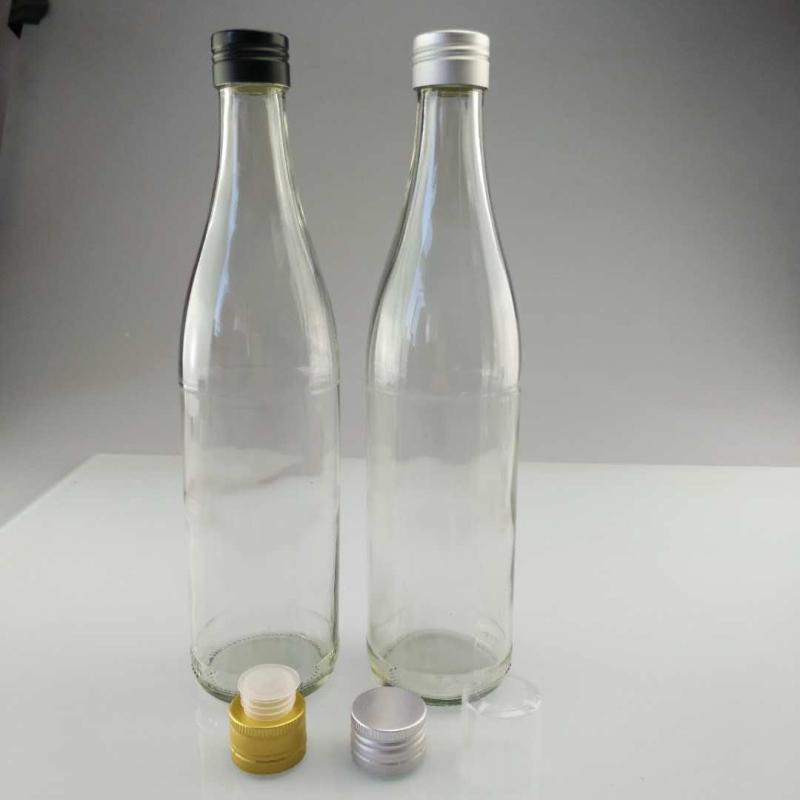 加厚1斤装玻璃瓶透明酒瓶空瓶白酒瓶酱油空瓶子500ml玻璃酒瓶