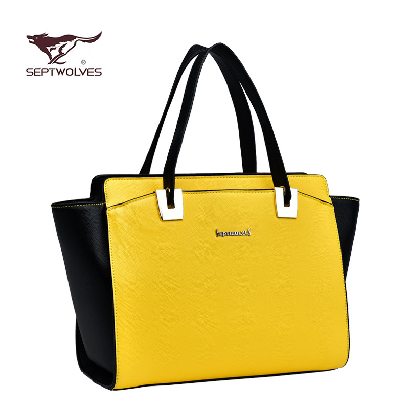 0成交0个七匹狼时尚红色漆面真皮女包女士多功能手抓包21110367-04山