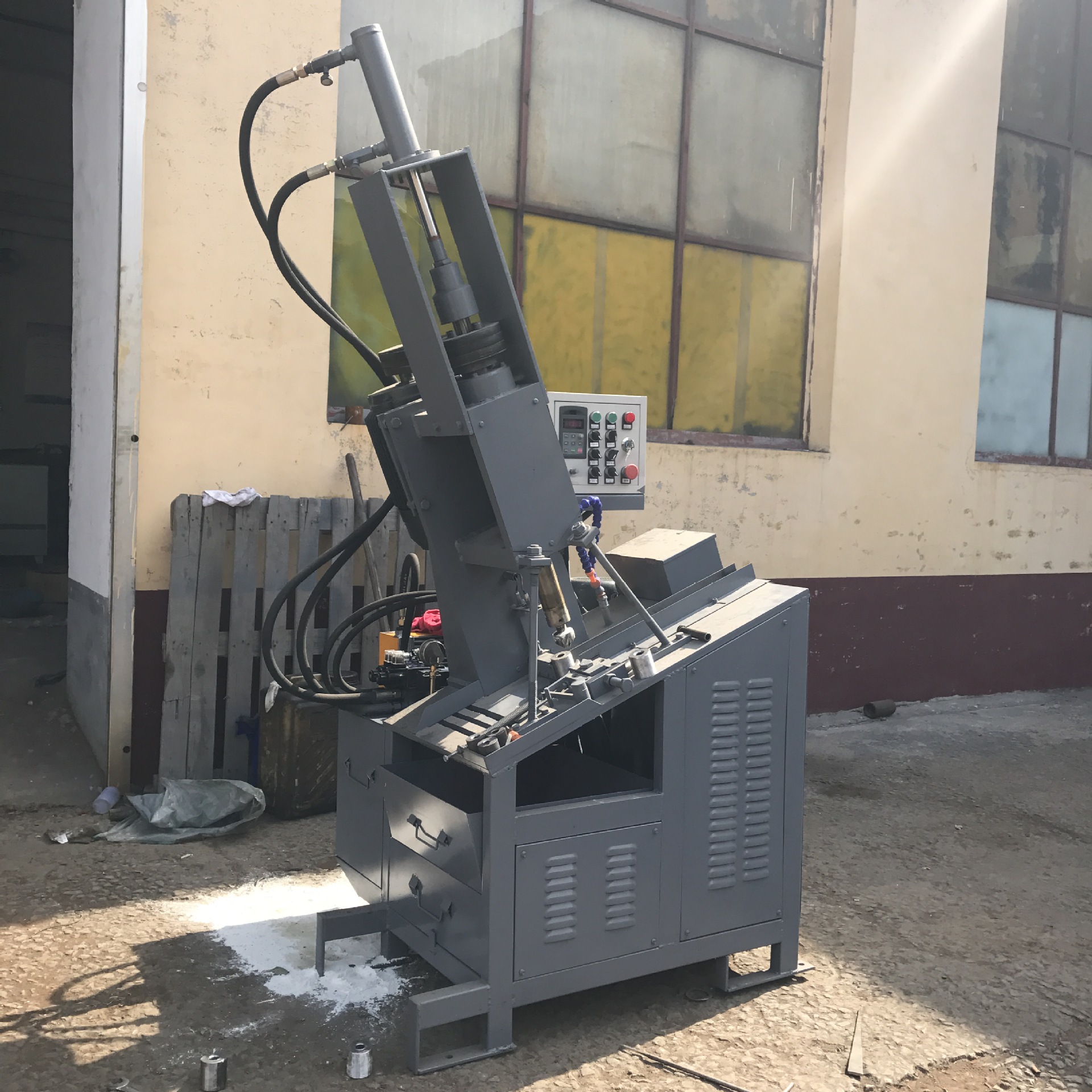 数控自动套筒攻丝机攻牙机 钢筋套筒自动攻丝机 厂家直销可定做