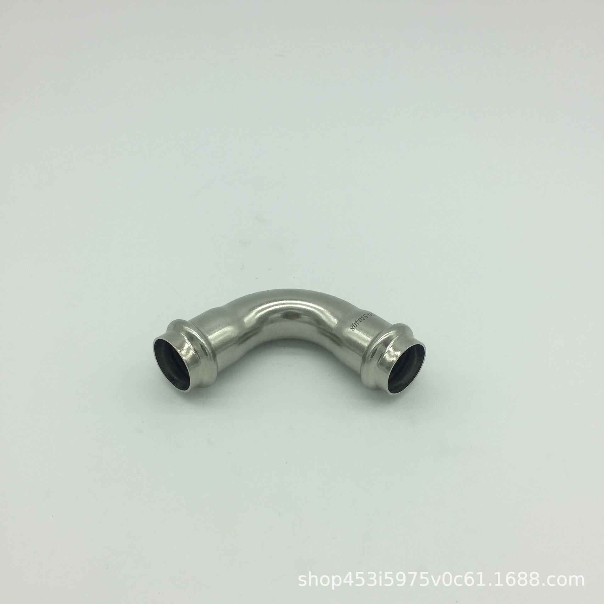 佛山共誉 不锈钢双卡压式90°等径弯头 304双卡压管件