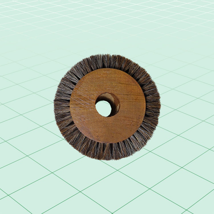 皮革抛光打磨大号马毛轮 修鞋鞋底边抛光毛轮 皮革棕毛抛光轮