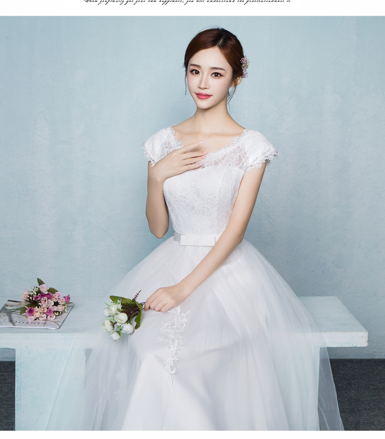 宴会晚礼服白色伴娘服中长款2020新款演出连衣裙伴娘团小姐妹裙女