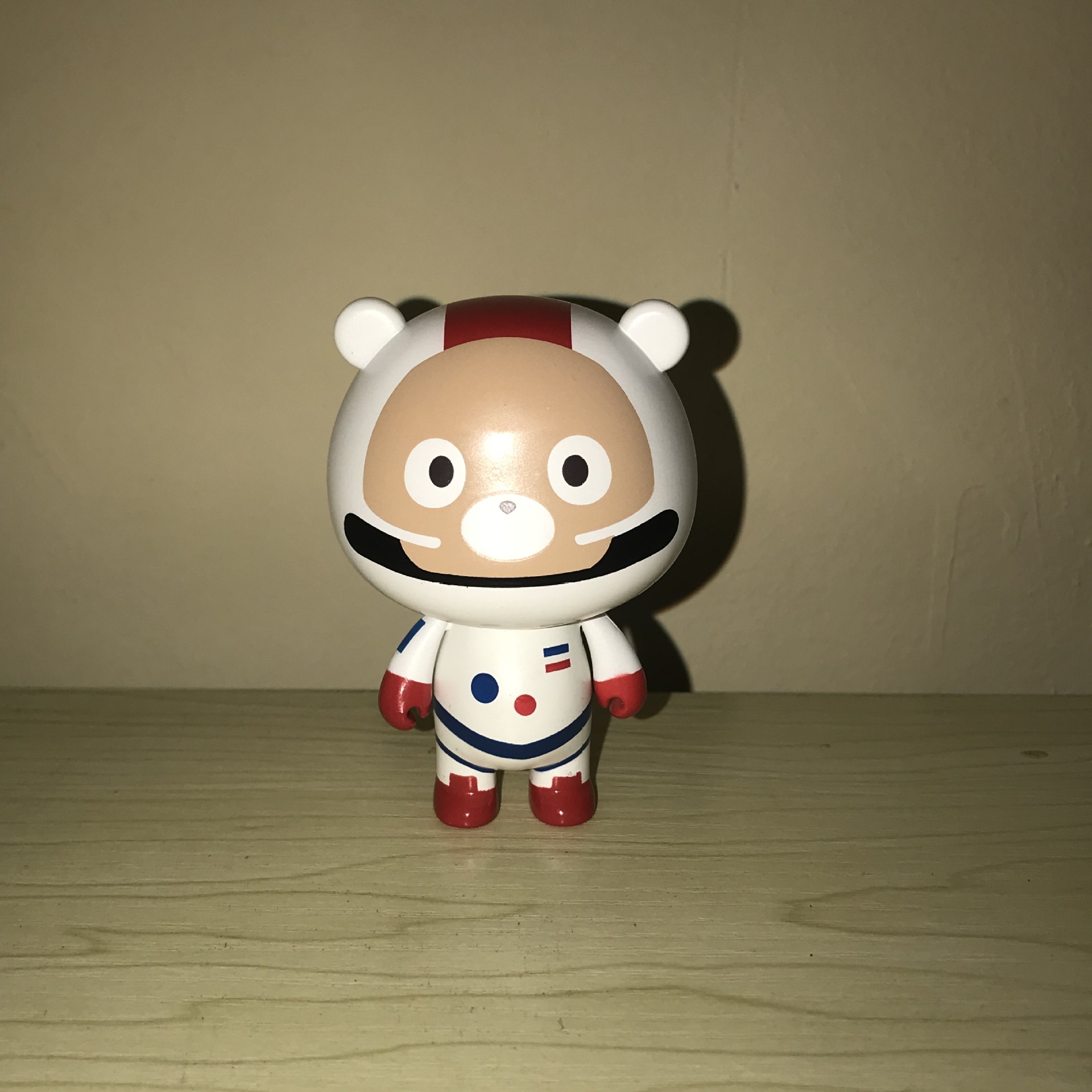 百度小熊贴吧公仔 百度礼品公仔 pvc搪胶塑胶玩偶摆件 企业形象