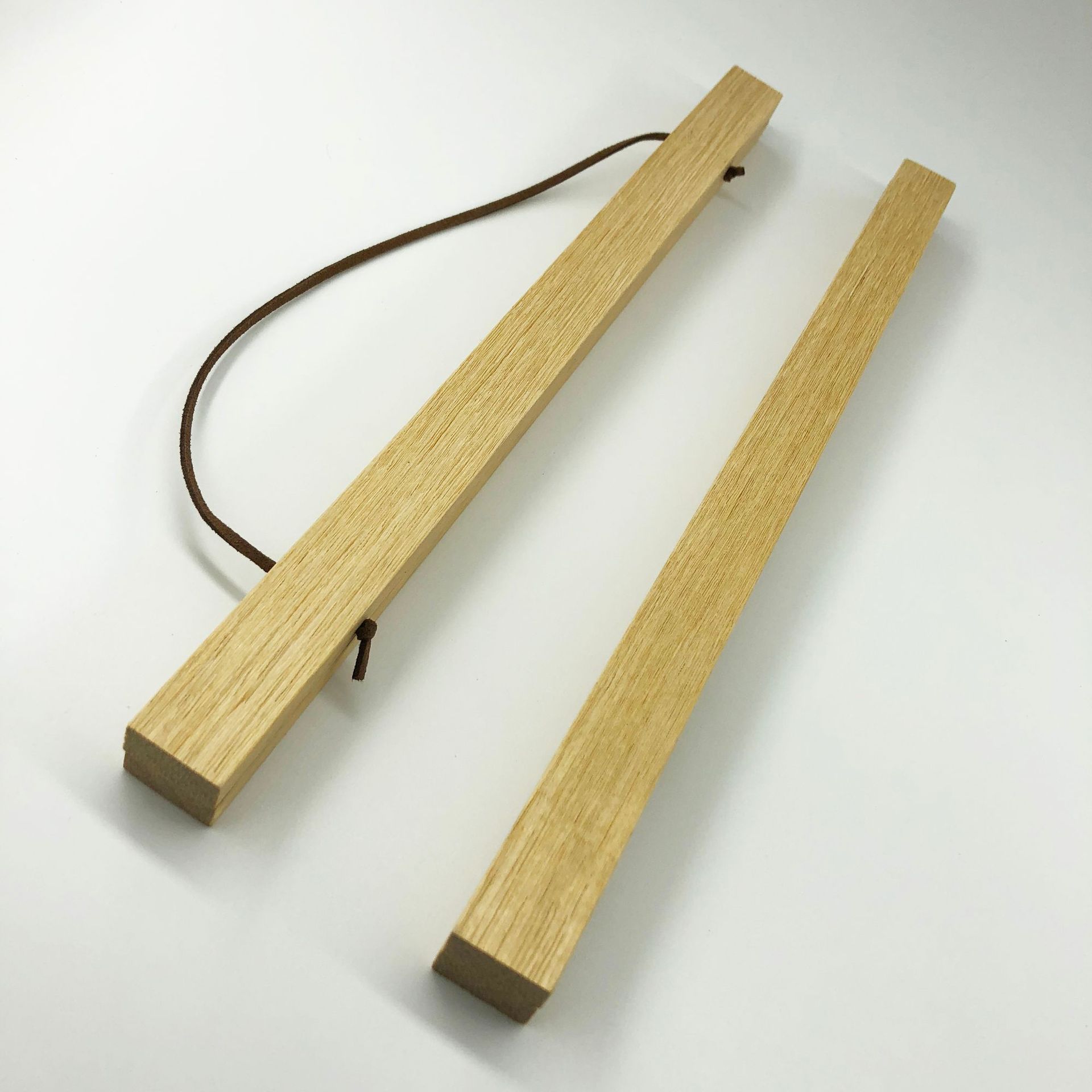 定制白木diy沙发客厅挂画 北欧简约创意实木挂布挂轴装饰画杆批发