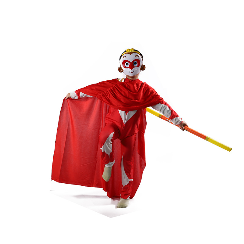 大圣万圣节演出服装记孙悟空服装齐天大圣套装cosplay孙悟空披风