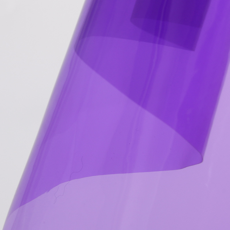 定制pvc有色透明软膜 pvc彩色薄膜塑料膜 pvc彩色透明塑料膜