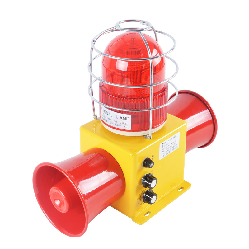 双喇叭声光组合报警器shd2s船舶重负荷stsg22s一体化语音警示灯
