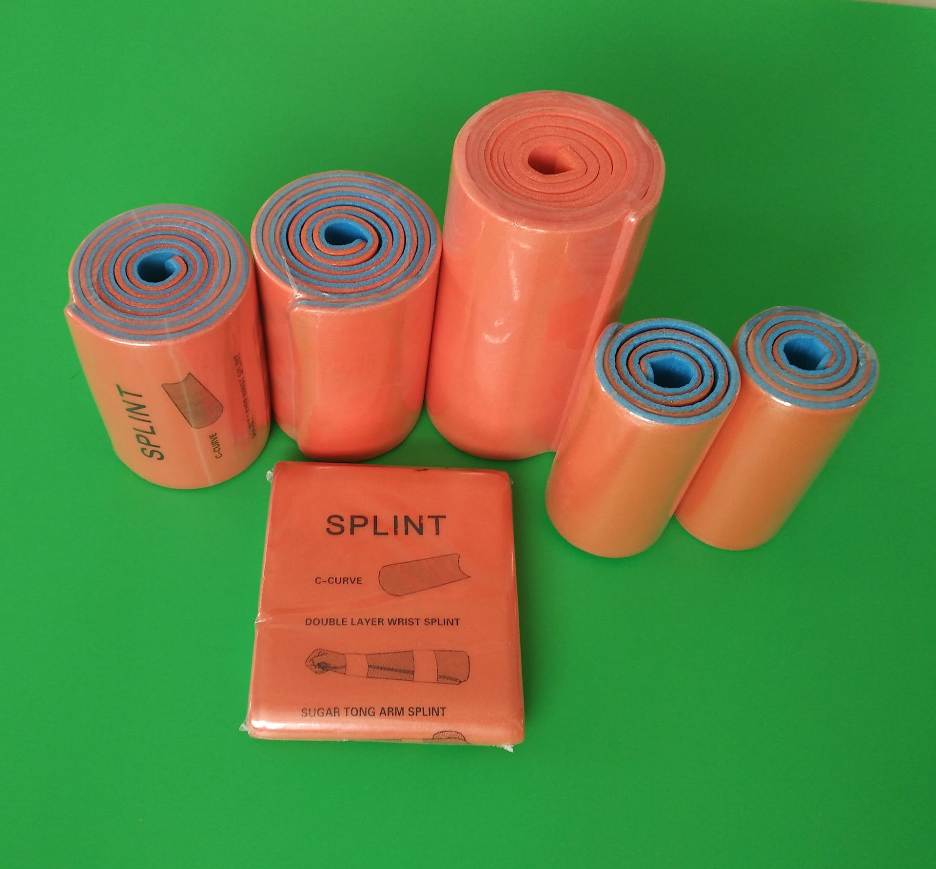 厂家直销高分子夹板急救夹板急救用品卷式固定夹板可塑骨折固定板