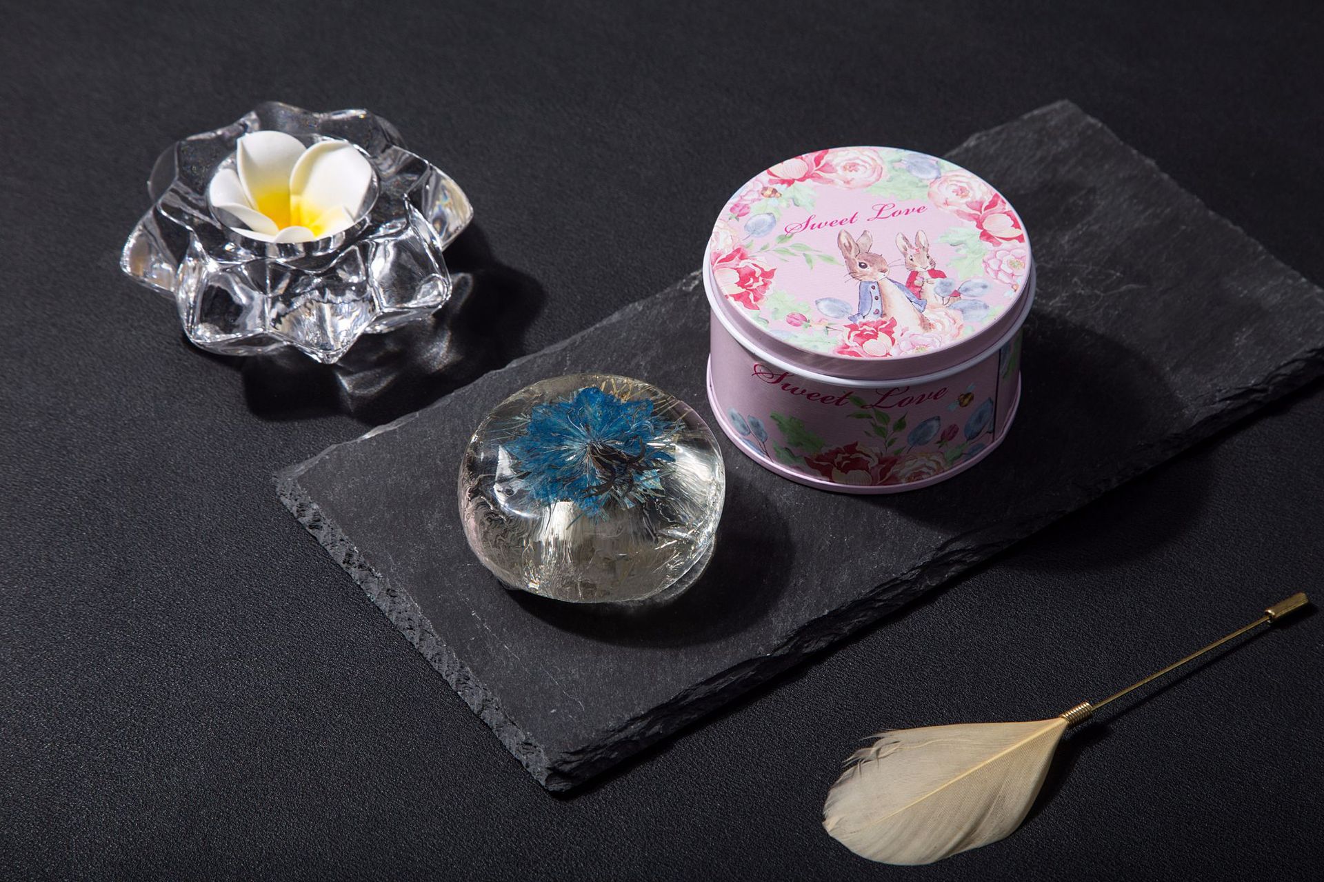 氨基酸皂透明花草皂干花手工皂创意精油皂洁面皂 oem定制代加工