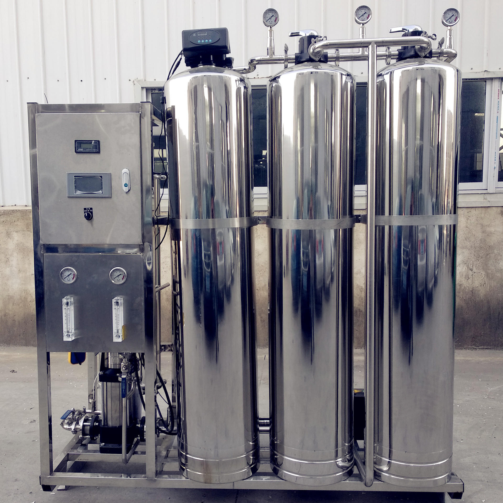 5吨双级反渗透水处理设备 ro纯净水 桶装水设备