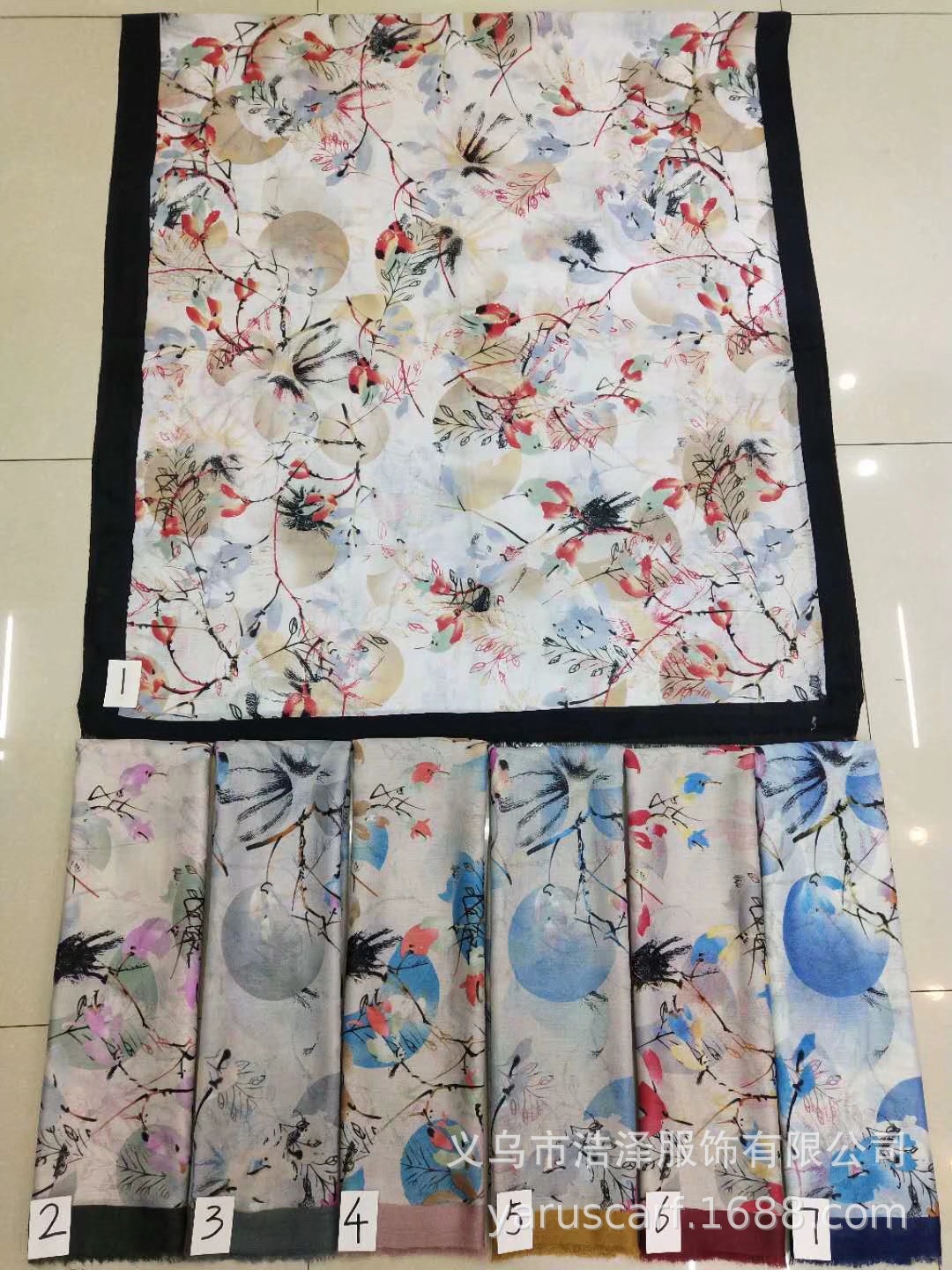 factory wholesale fashion style soft silk satin printed scarf shawl 2022 new printed silk scarf women