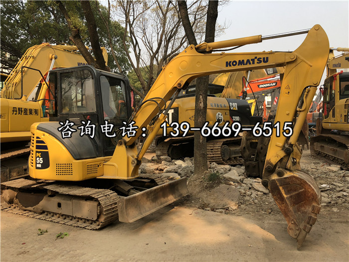 广东深圳二手挖掘机市场 二手小松55挖掘机 微挖 小型进口挖掘机
