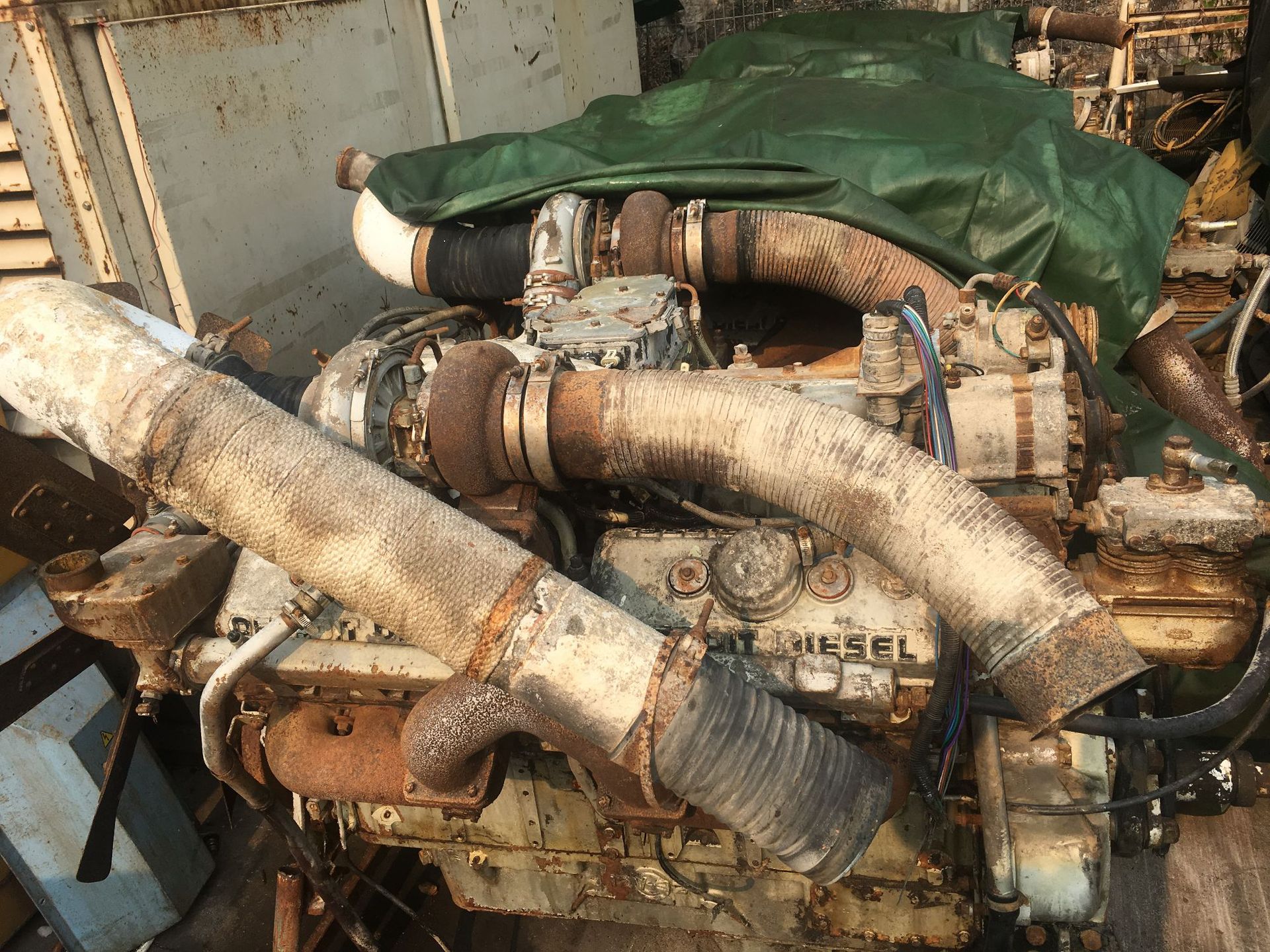 供应美国底特律二手发动机拆车件12v92