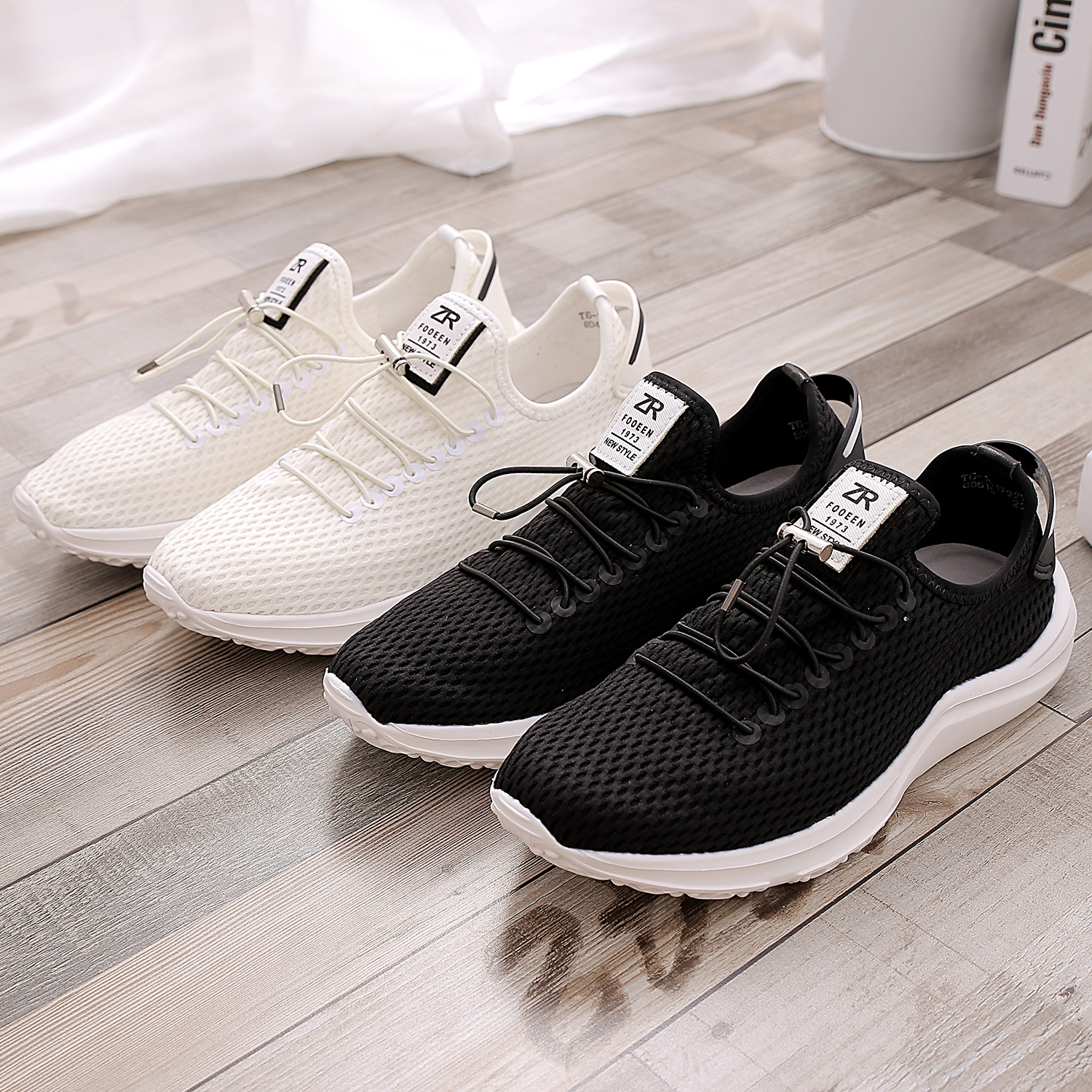 夏季透气网面鞋子男运动潮鞋韩版百搭男士网鞋男潮流鞋