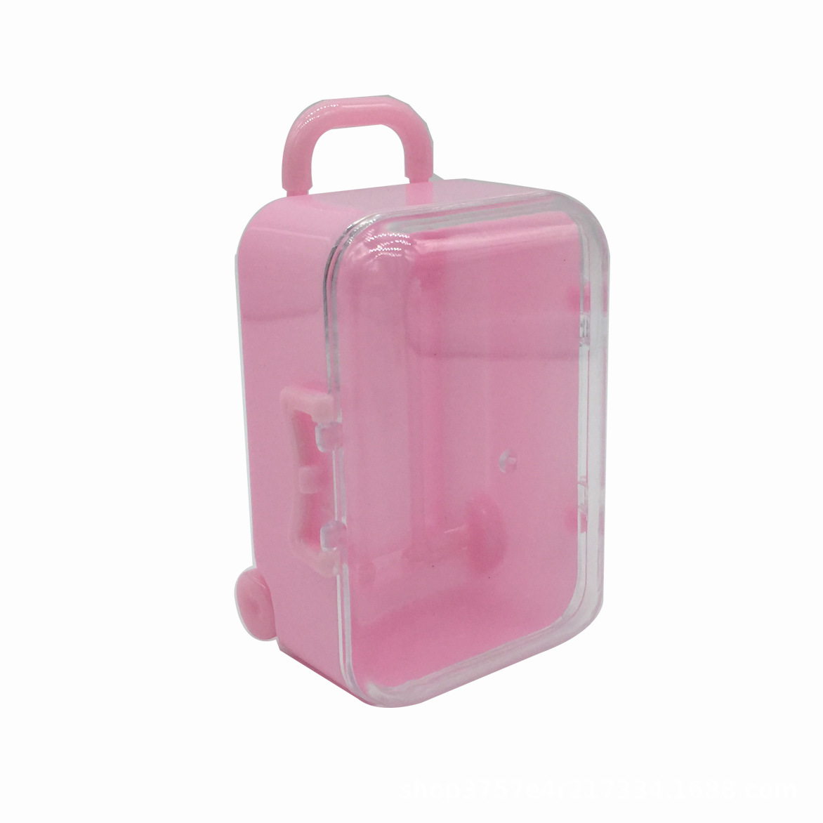 Foreign Trade E-Commerce Cross-Border Supply Personalized Creative Wedding Candies Box Transparent Trolley Case Luggage Suitcase Factory Wholesale