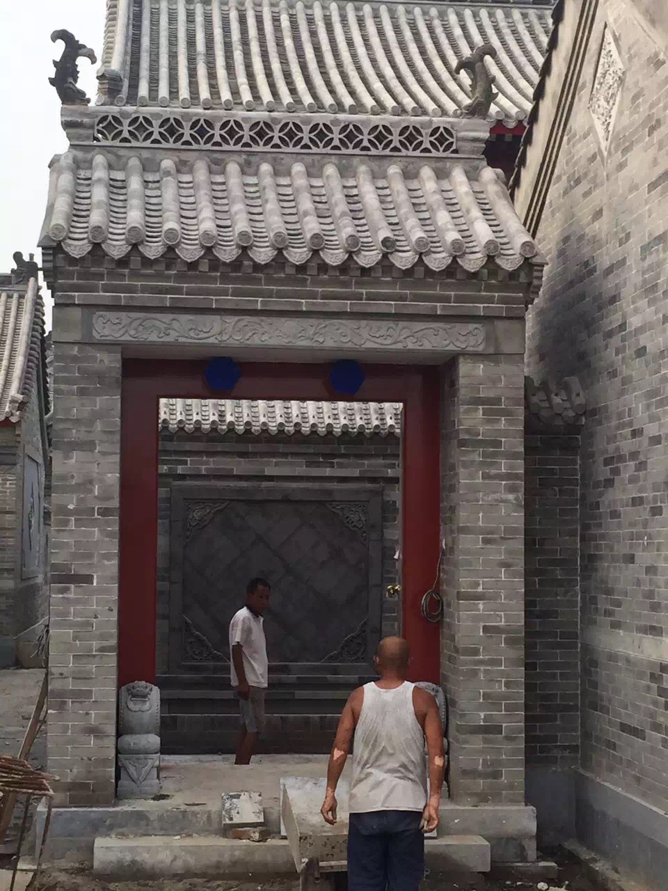 仿古小青瓦/筒脊/徽派脊/花脊/正脊/脊瓦装饰/唐脊/牡丹脊/半脊