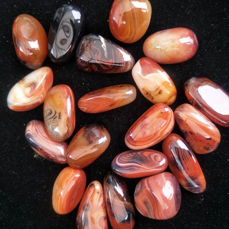 厂家批发玉髓玛瑙原石手把件随型一图一物摆件手链手串