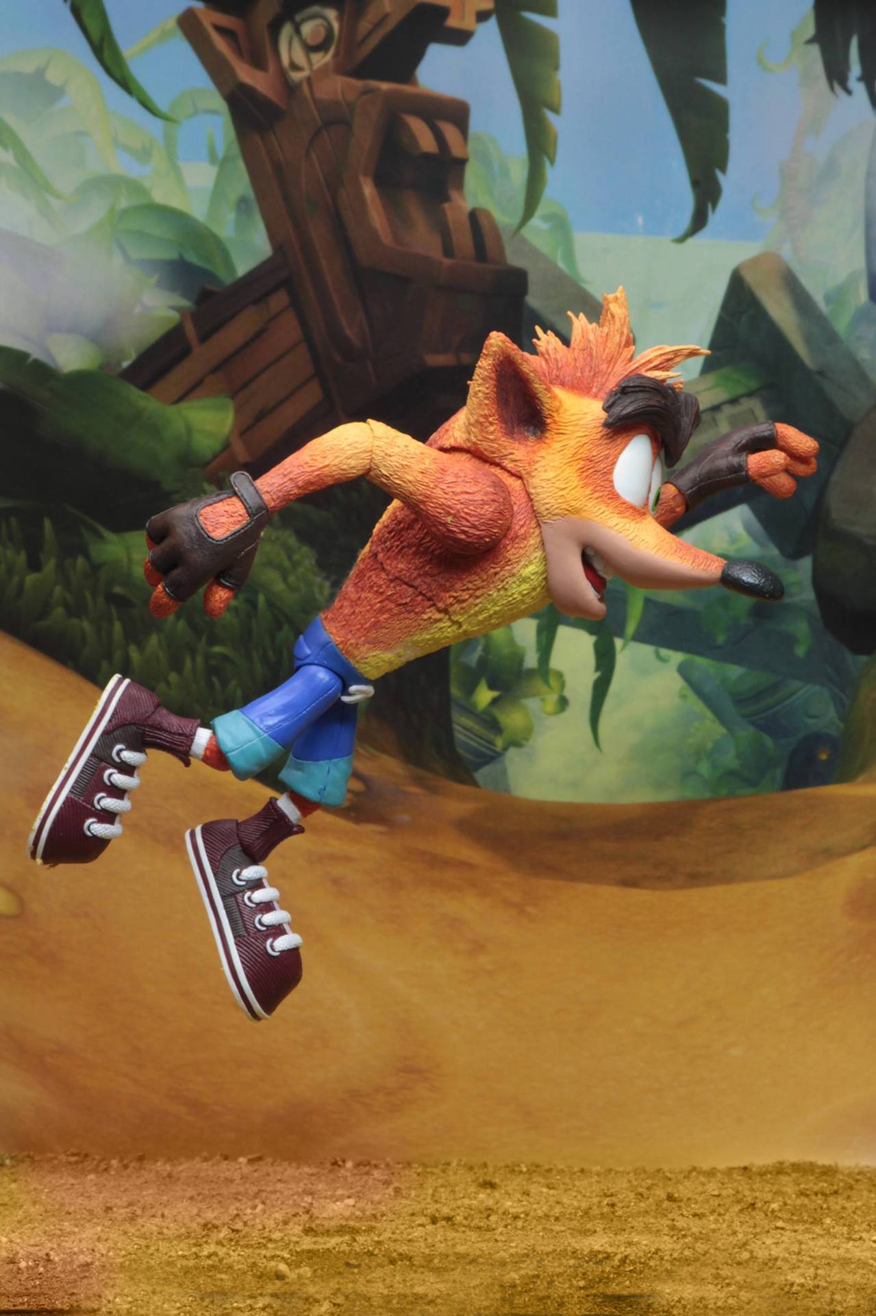 玩具neca 古惑狼 crash bandicoot 飞行版 大进击 疯狂三部曲