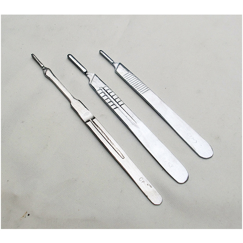 3号4号7号不锈钢手术刀柄 装手术刀片兽用练习手机维修拆机雕刻刀