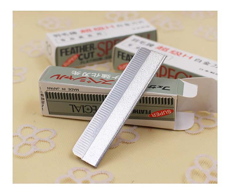 z修眉刀片 化妆师专用刮眉刀片羽毛刀片十片装美妆工具1片价格
