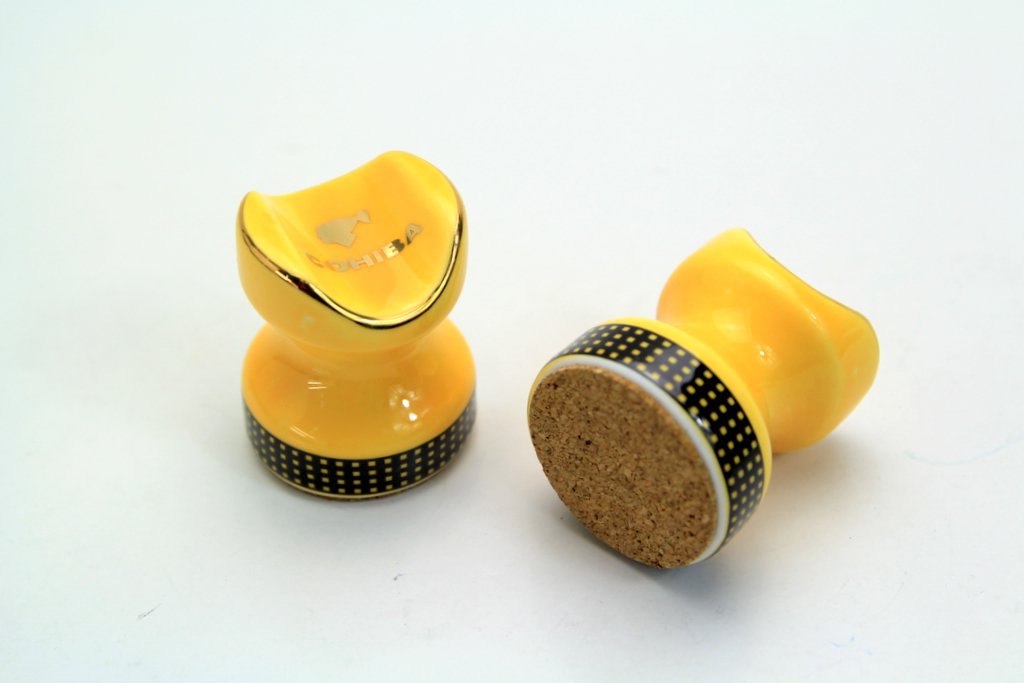 cohiba雪茄烟托陶瓷便携小巧烟架cohiba烟托雪茄烟 礼盒创意代发