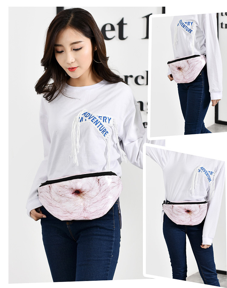 跨境爆款恶搞肚腩腰包潮酷大肚皮腰包啤酒肚腰包dadbag肚子包现货