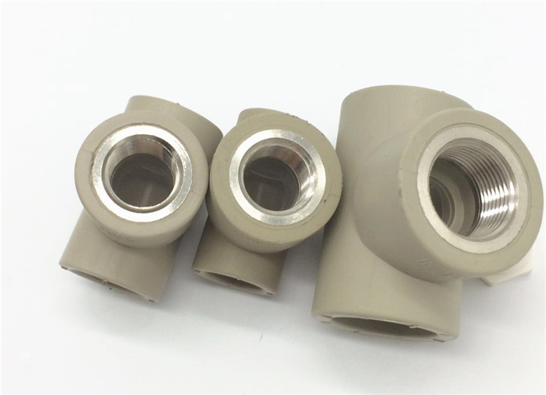 联塑ppr内螺纹三通 4分/6分/1寸内丝三通 20/25/32铜内牙三通