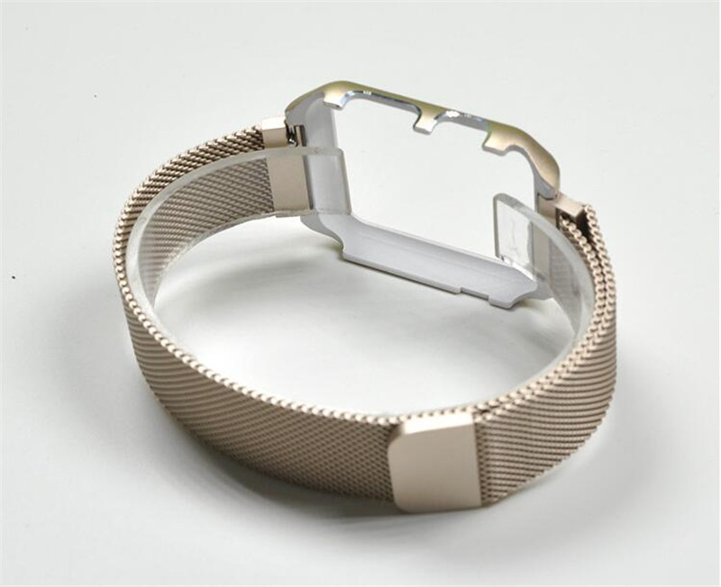 新款适用苹果手表iwatch米兰尼斯一体表带适用apple watch磁吸带