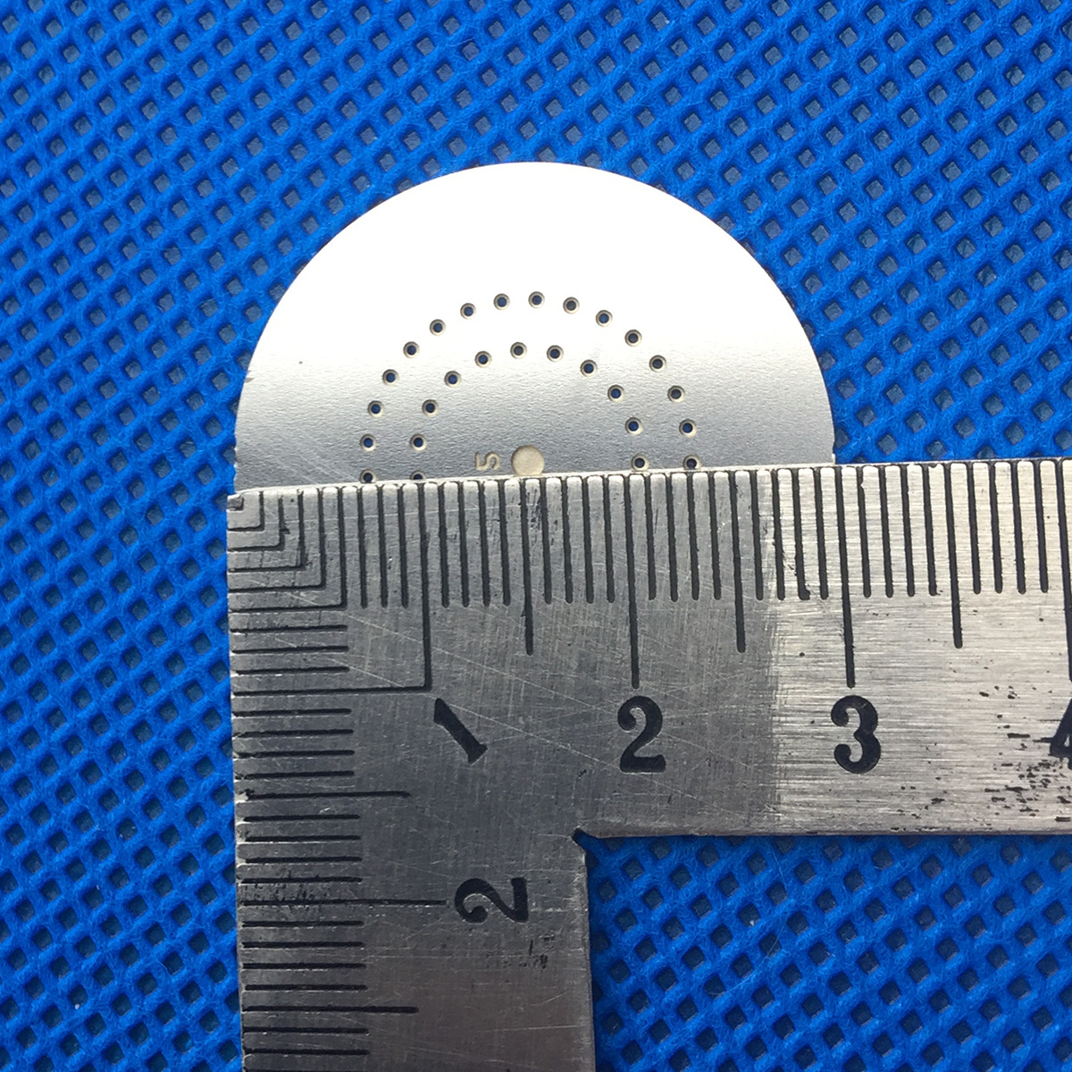 实力厂家定制直径30mm卫浴304不锈钢花洒片 蚀刻锥形网孔花洒片
