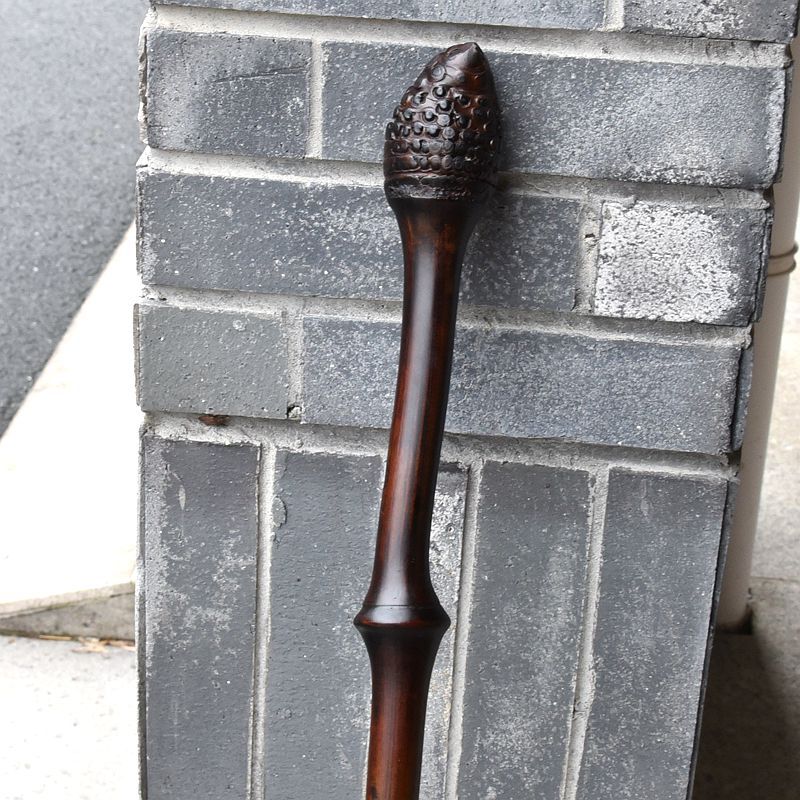 老年人筇竹拐杖吉祥满钉龙头竹质防滑手杖竹制拐棍 祝寿刻字礼品