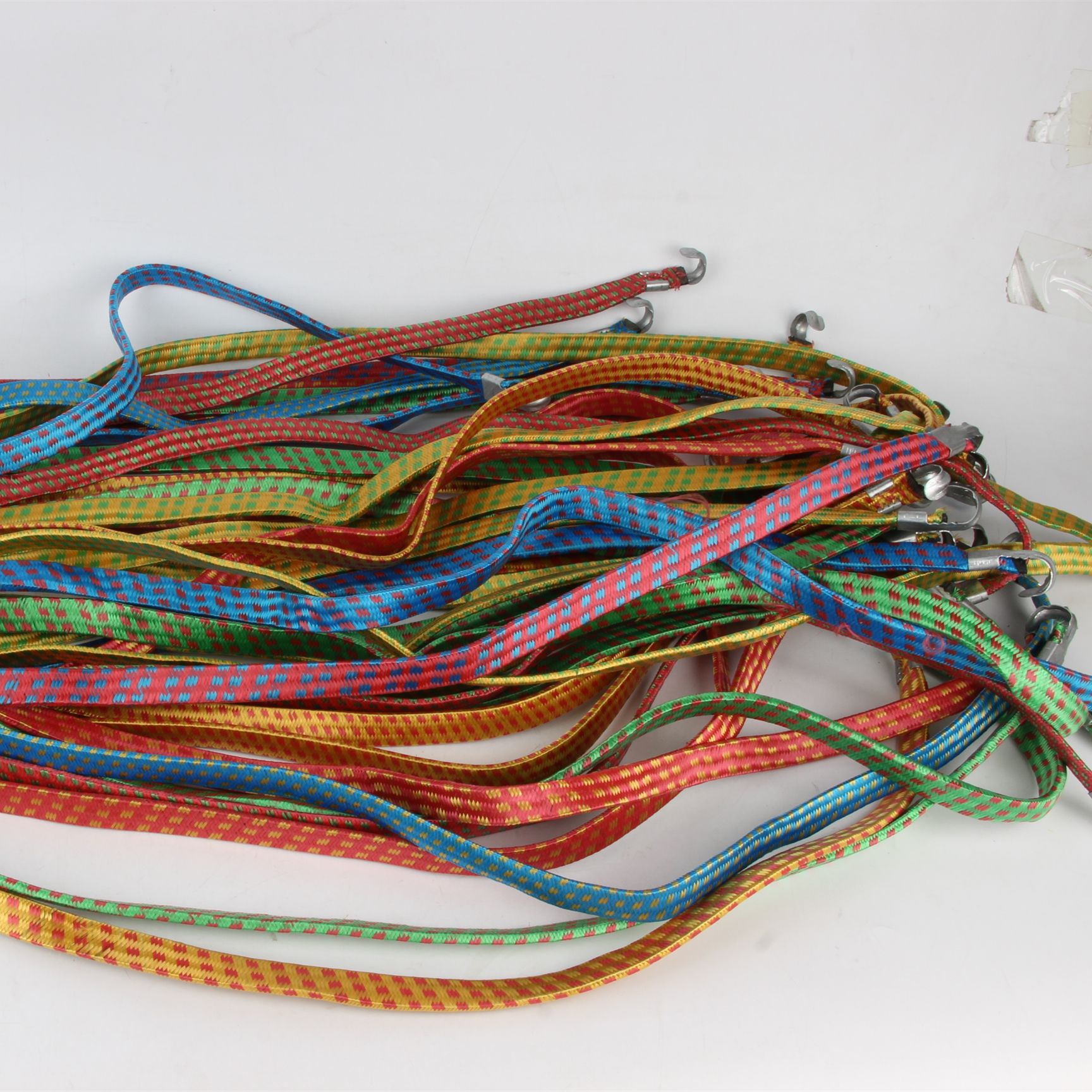 78米扁型带勾松紧绳 捆绑封车绳 电动车宝宝椅绳子 2元店货源