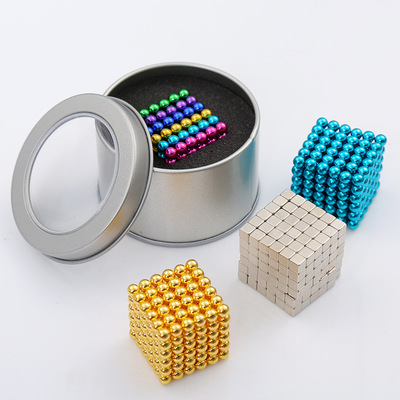创意巴克球钕铁硼彩色魔方成人减压魔力磁球休闲益智磁铁玩具批发