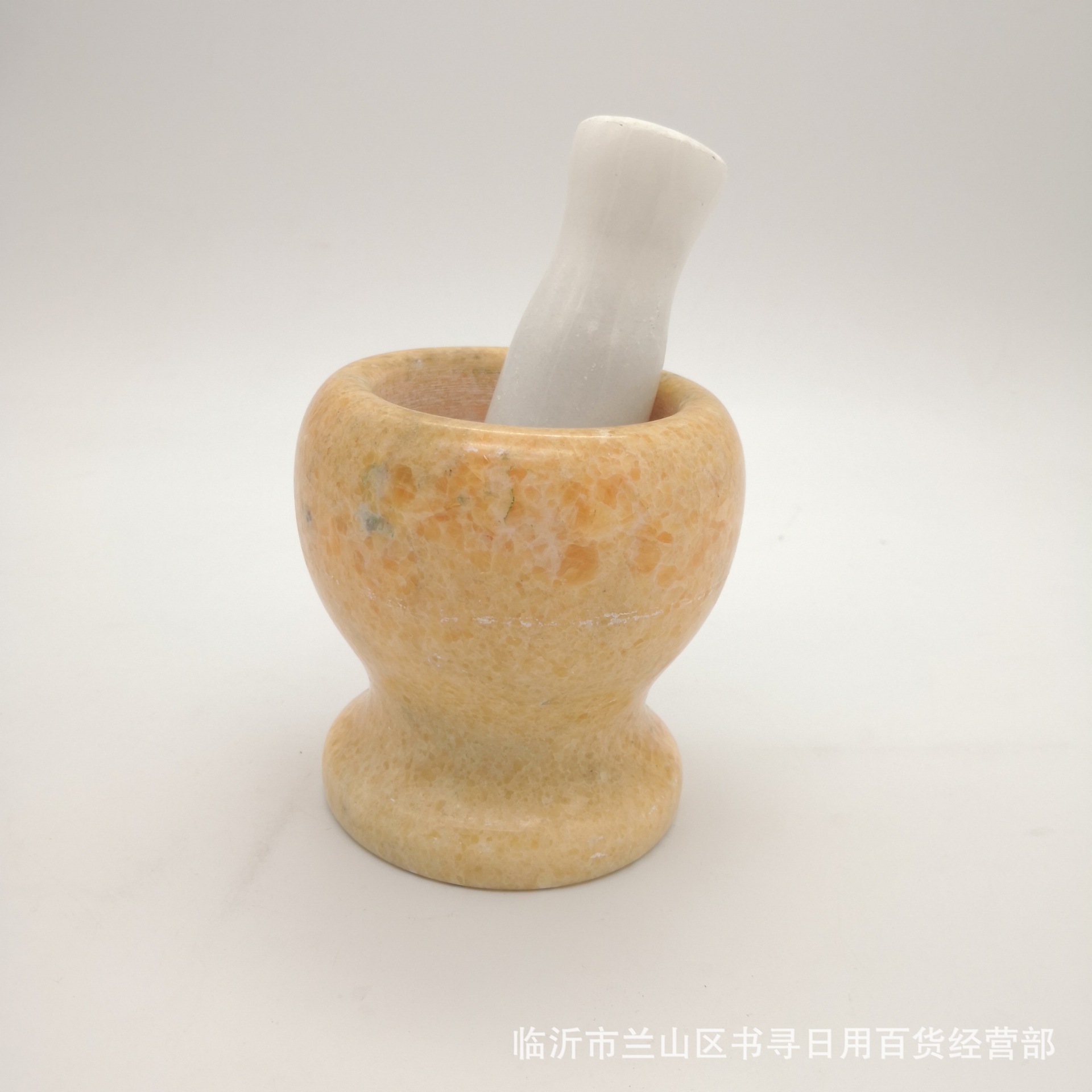 蒜臼 汉白玉石臼 厂家直销手动捣蒜器厨房用品批发 9.9货源