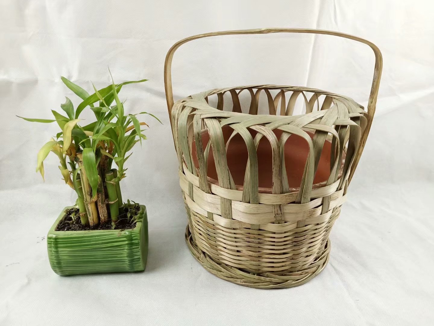 取暖火笼烘笼火炉取暖器烤火盆木炭火熜暖手宝烤火灰笼竹编非电炉