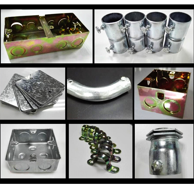 百业汇鑫 20/25/32镀锌管地线夹电气轧头配件镀锌机房接地卡箍